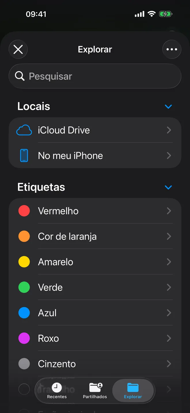 Importar ou colar o seu guião, passo 2